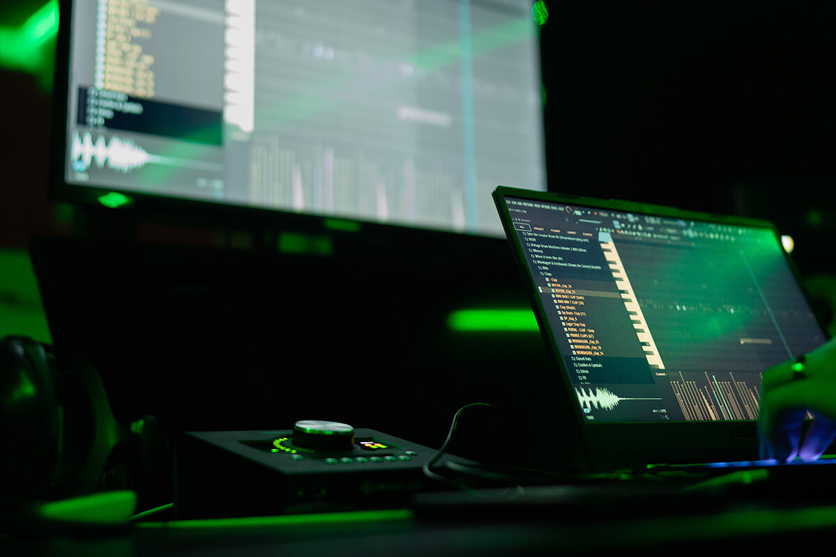 Białystok Studio A - Zdjęcie stanowiska realizatorskiego