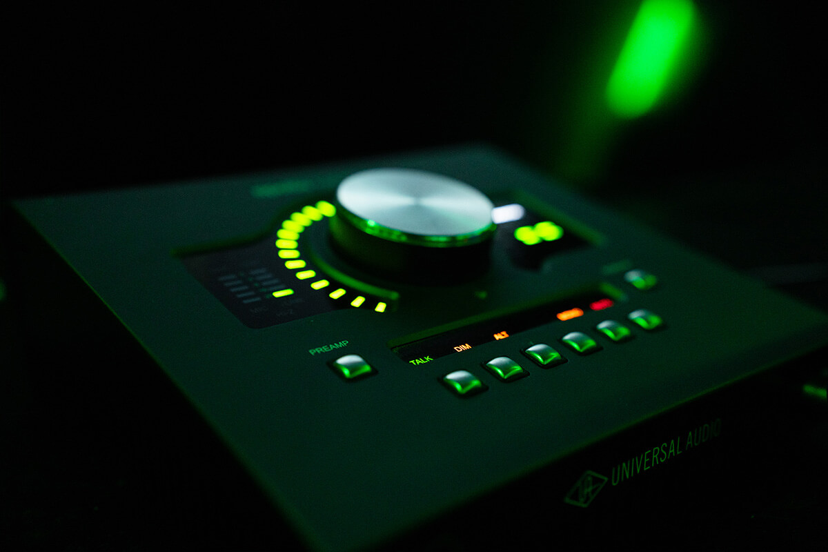 Białystok Studio A - Zdjęcie interfejsu Apollo Twin